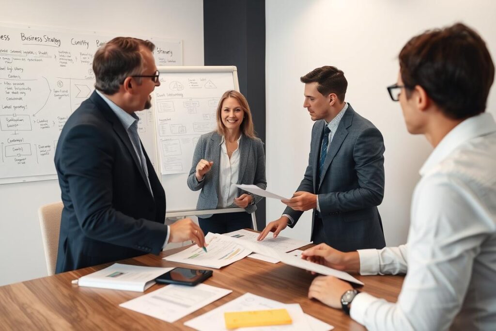 Strategic business planning session with PedroVazPaulo business consultant